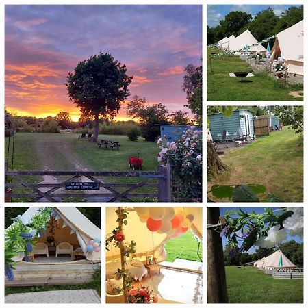 Hopgarden Glamping - Luxury 6M Bell Tent Wadhurst Eksteriør bilde