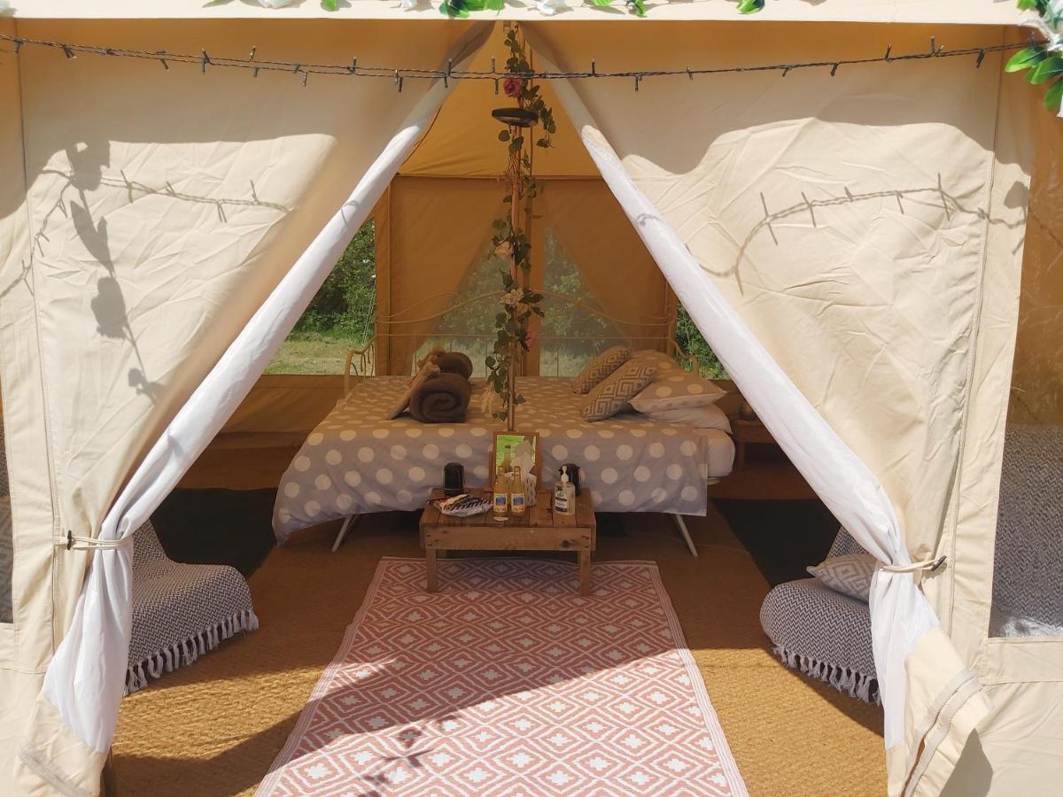 Hopgarden Glamping - Luxury 6M Bell Tent Wadhurst Eksteriør bilde