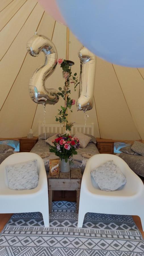 Hopgarden Glamping - Luxury 6M Bell Tent Wadhurst Eksteriør bilde