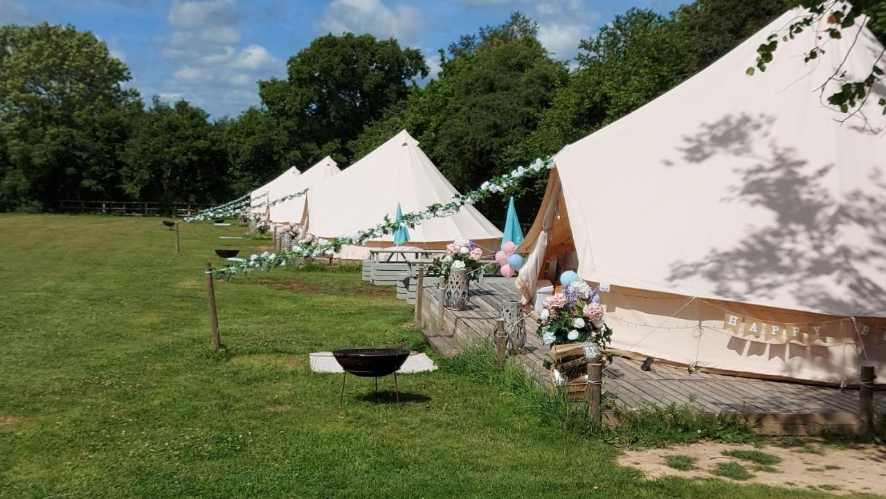 Hopgarden Glamping - Luxury 6M Bell Tent Wadhurst Eksteriør bilde