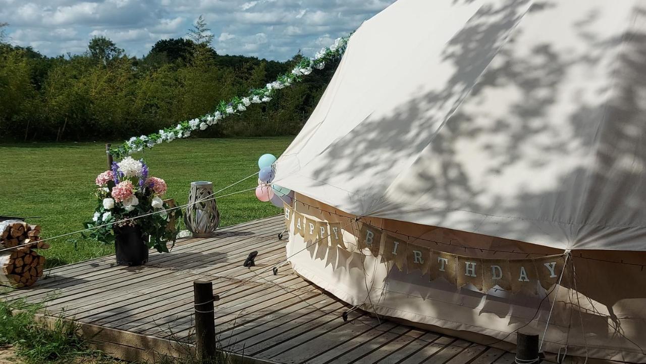 Hopgarden Glamping - Luxury 6M Bell Tent Wadhurst Eksteriør bilde