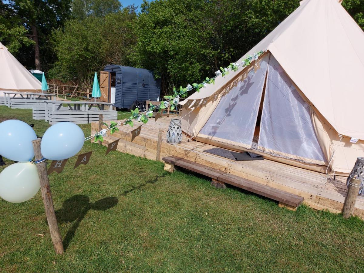 Hopgarden Glamping - Luxury 6M Bell Tent Wadhurst Eksteriør bilde