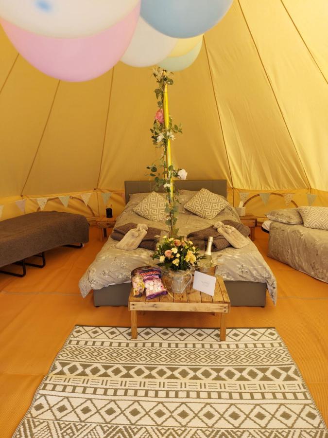 Hopgarden Glamping - Luxury 6M Bell Tent Wadhurst Eksteriør bilde