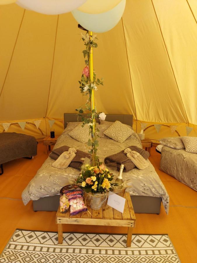 Hopgarden Glamping - Luxury 6M Bell Tent Wadhurst Eksteriør bilde
