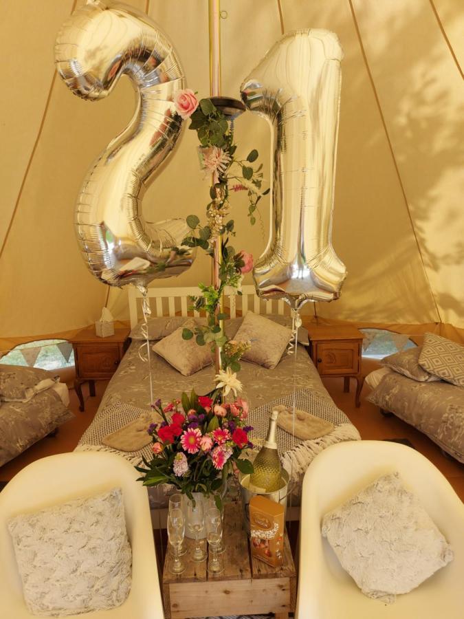 Hopgarden Glamping - Luxury 6M Bell Tent Wadhurst Eksteriør bilde